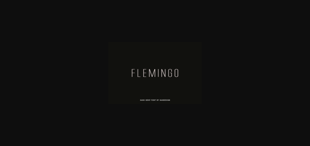 Flemingo Font Poster 3