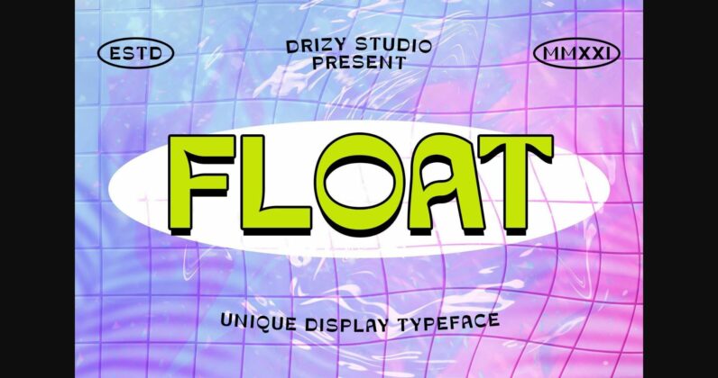 Float Font Poster 3