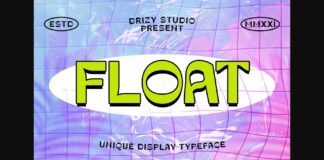 Float Font Poster 1