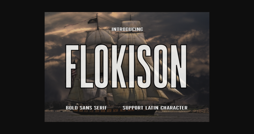 Flokison Font Poster 1