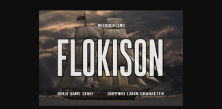 Flokison Font Poster 1