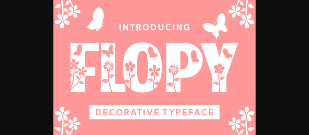 Flopy Font Poster 3