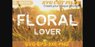 Floral Lover Font Poster 1