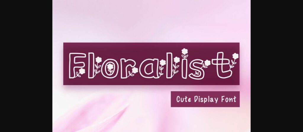 Floralist Font Poster 1