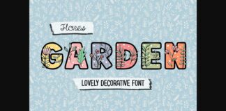 Flores Garden Font Poster 1