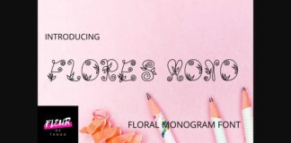 Flores Mono Font Poster 1