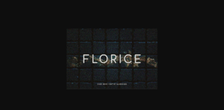 Florice Font Poster 1