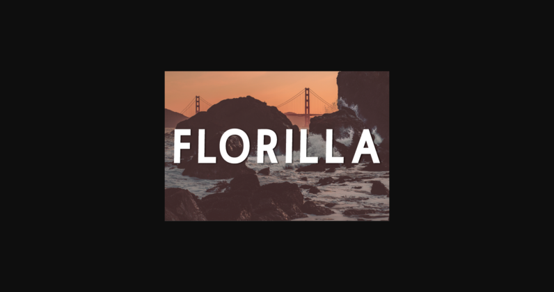 Florilla Font Poster 3