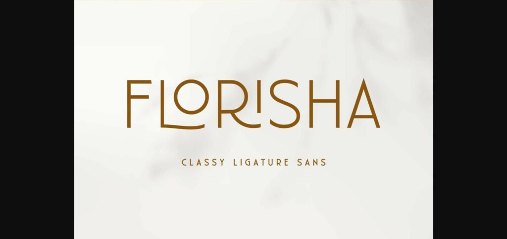 Florisha Font Poster 3