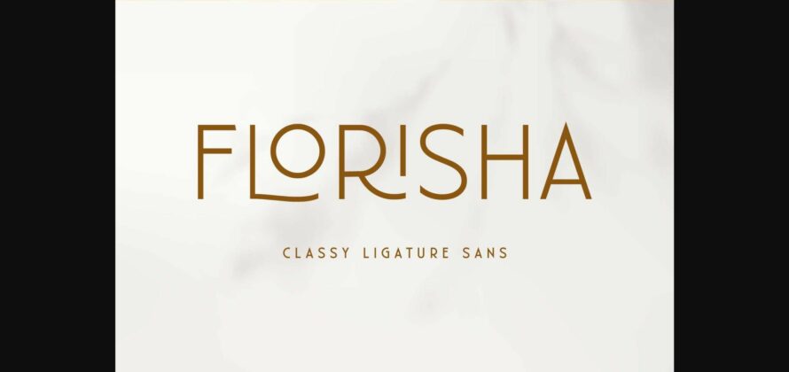 Florisha Font Poster 3