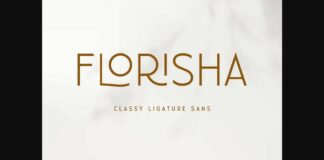 Florisha Font Poster 1