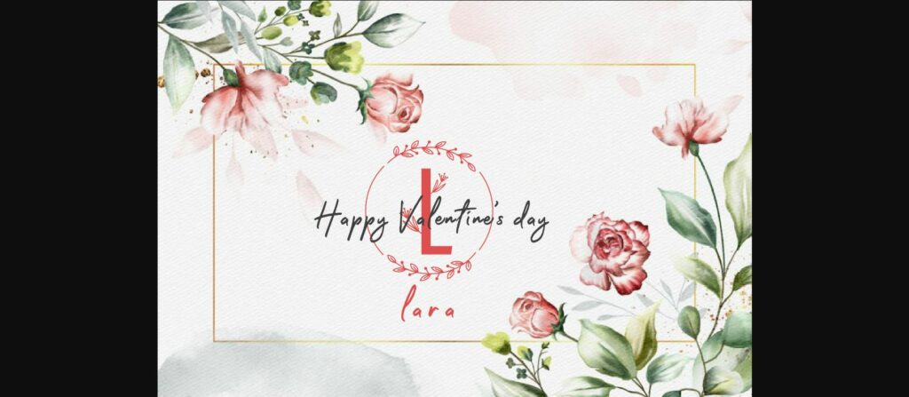 Florist Monogram Font Poster 4