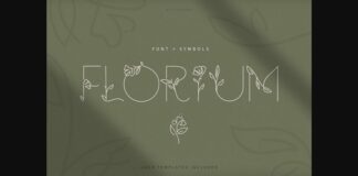 Florium Font Poster 1