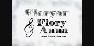 Floryan & FloryAnna Font Poster 1