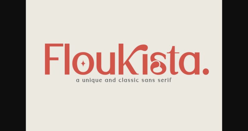 Floukista Font Poster 3