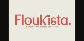 Floukista Font Poster 1