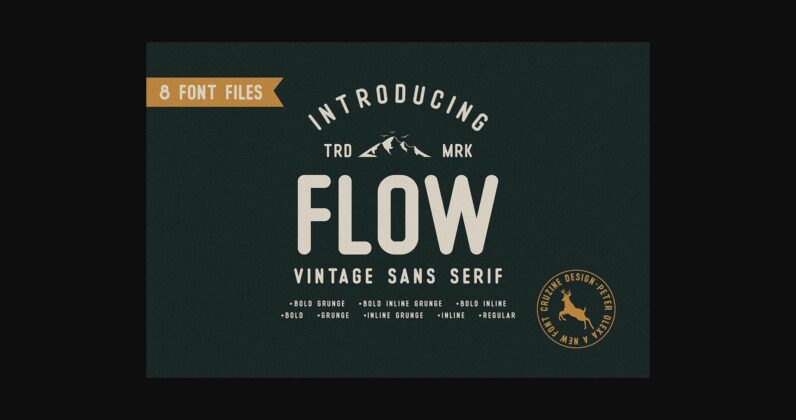 Flow Font Poster 3