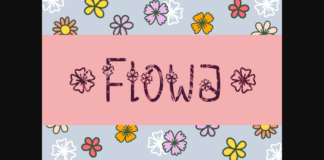 Flowa Font Poster 1