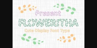 Floweritha Font Poster 1