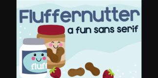 Fluffernutter Font Poster 1