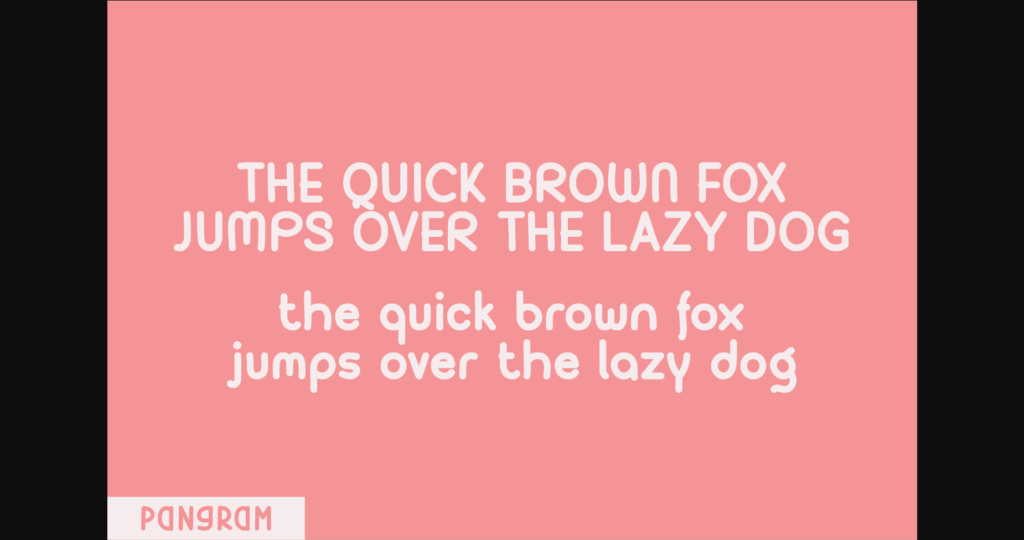 Fluffy Kitten Font Poster 6