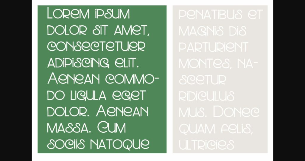 Fluorine Font Poster 6