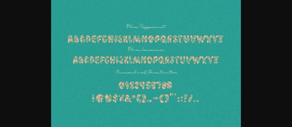 Flure Font Poster 10