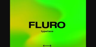 Fluro Font Poster 1