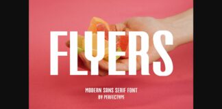 Flyers Font Poster 1