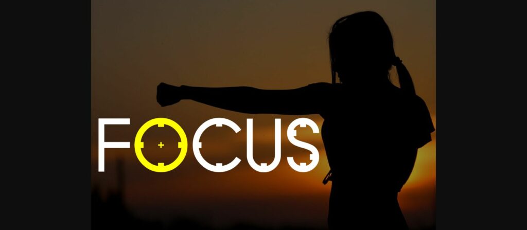 Focus Font Poster 1