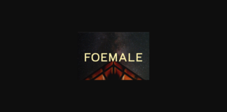 Foemale Font Poster 1