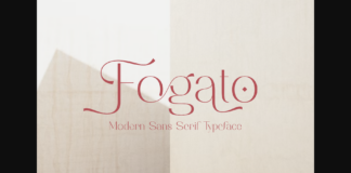 Fogato Font Poster 1