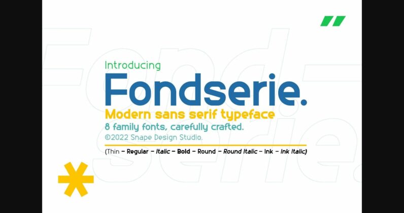 Fondserie Font Poster 3