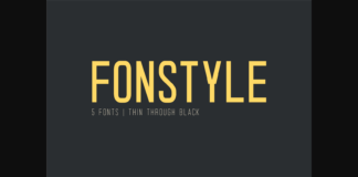 Fonstyle Font Poster 1