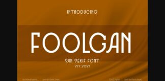 Foolgan Font Poster 1