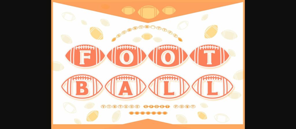 Football Font Poster 3