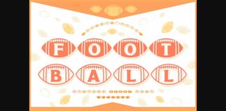 Football Font Poster 1