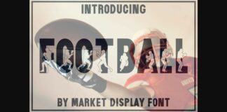 Football Font Poster 1