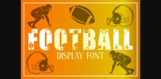 Football Font Poster 1