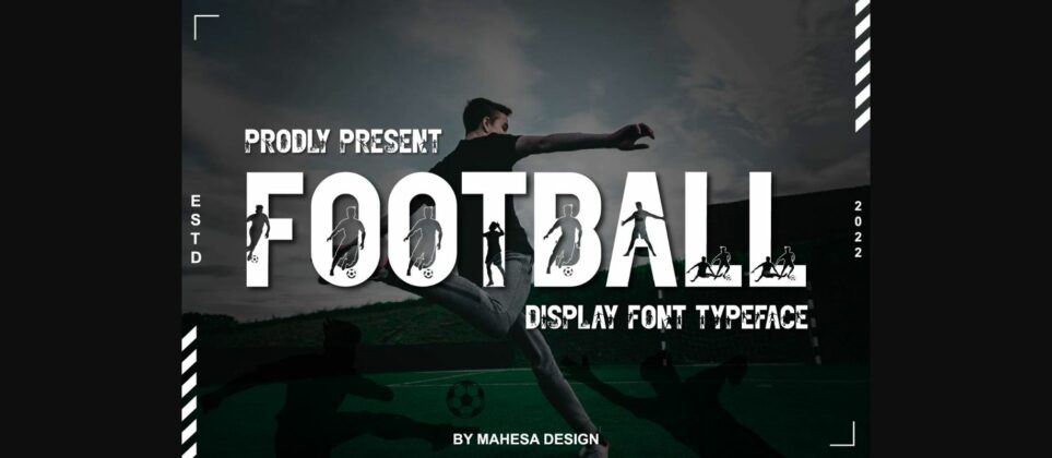 Football Font Poster 1