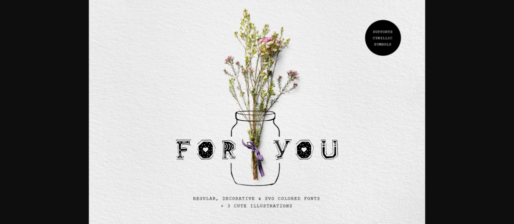 For You Font Poster 3