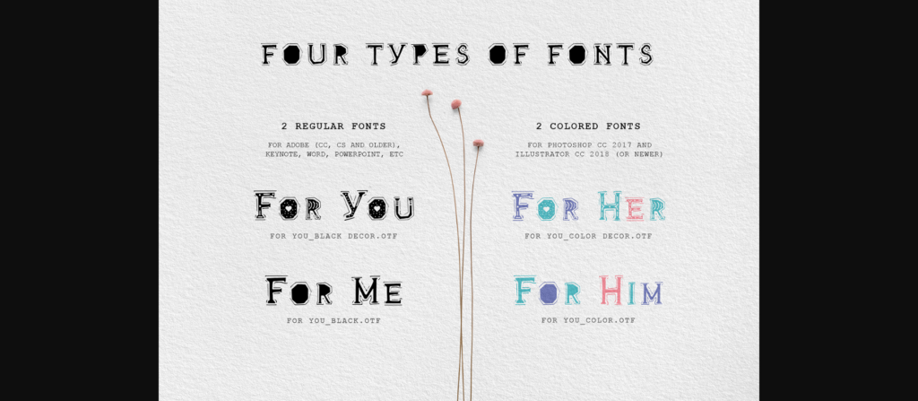 For You Font Poster 11