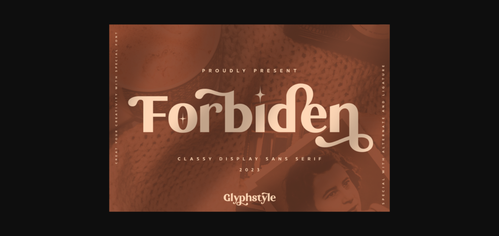 Forbiden Font Poster 3