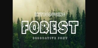 Forest Font Poster 1