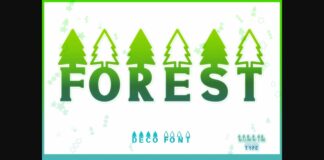 Forest Font Poster 1