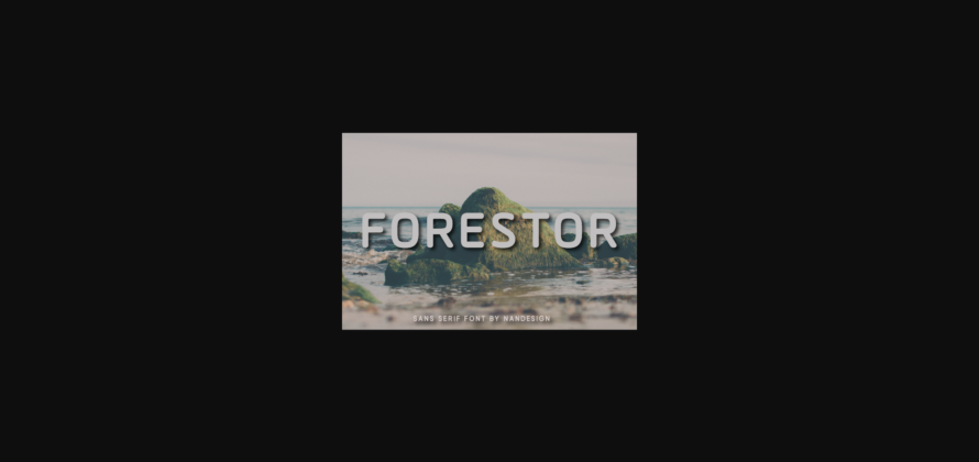 Forestor Font Poster 1