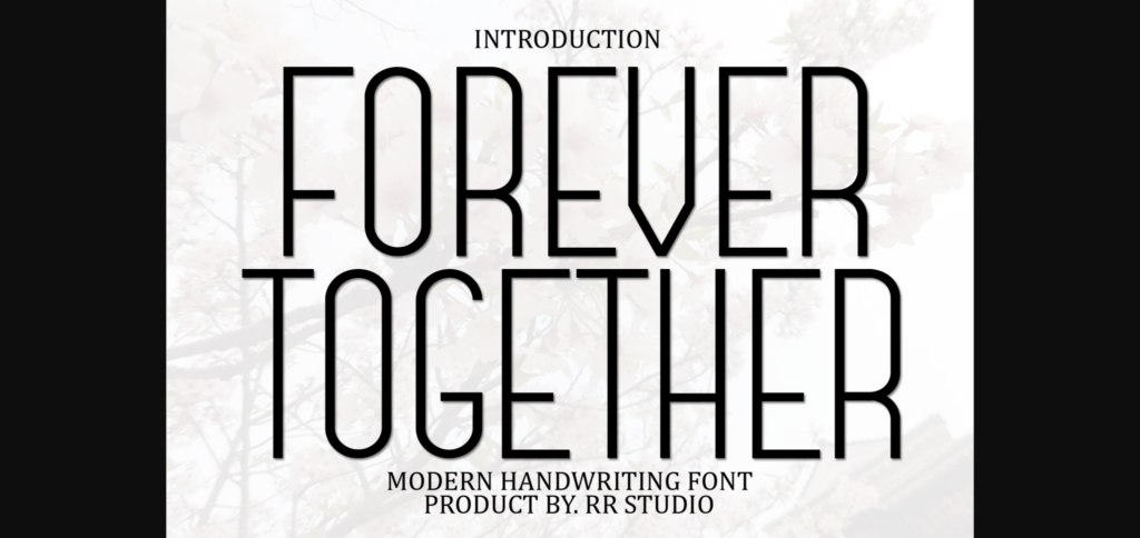 Forever Together Font Poster 3