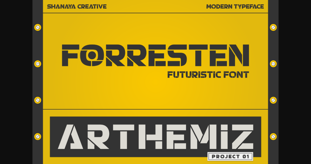 Forresten Font Poster 1