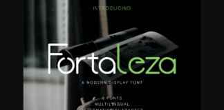 Fortaleza Font Poster 1