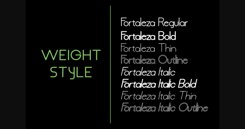 Fortaleza Font Poster 5